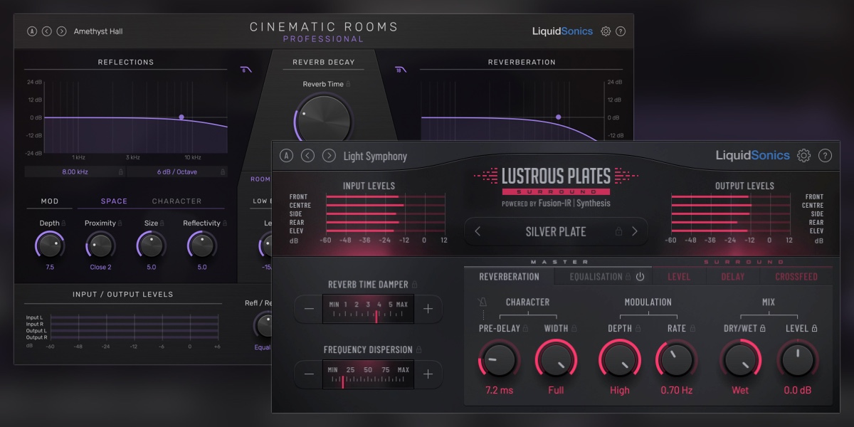 Liquidsonics Cinematic Rooms Professional + Lustrous Plates Sur