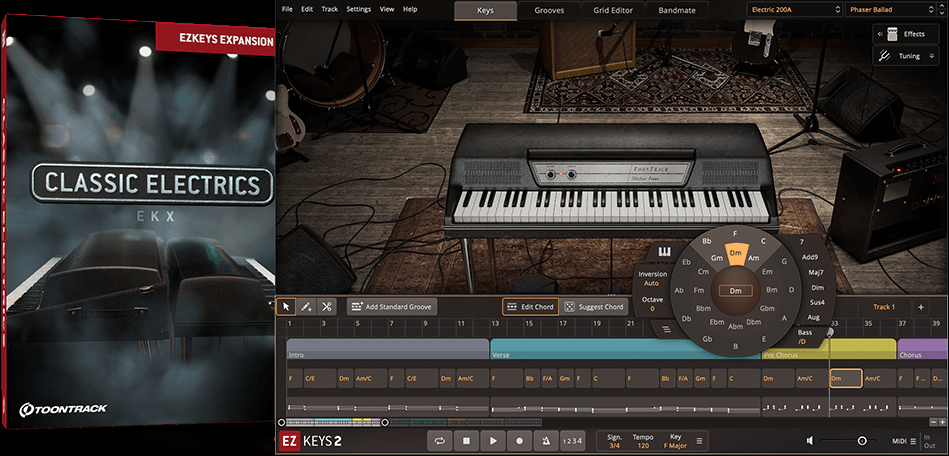 Toontrack Classic Electrics EKX - for EZkeys 1 & 2