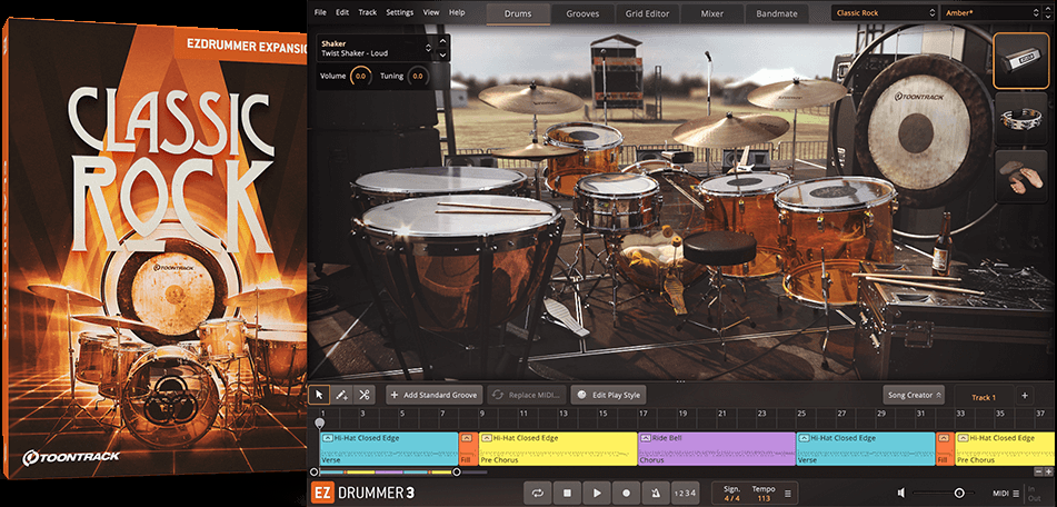 Toontrack Classic Rock EZX