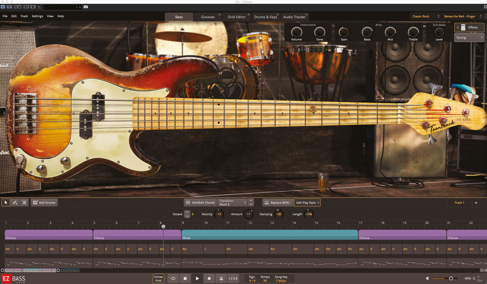 Toontrack Classic Rock EBX - for EZbass