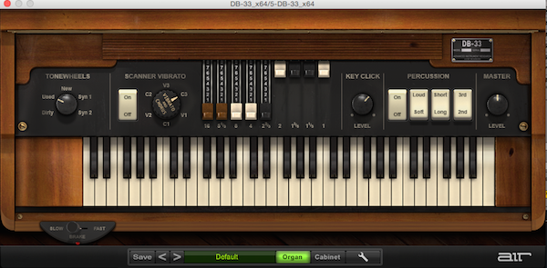 AIR Music Technology DB-33 Tonewheel Organ