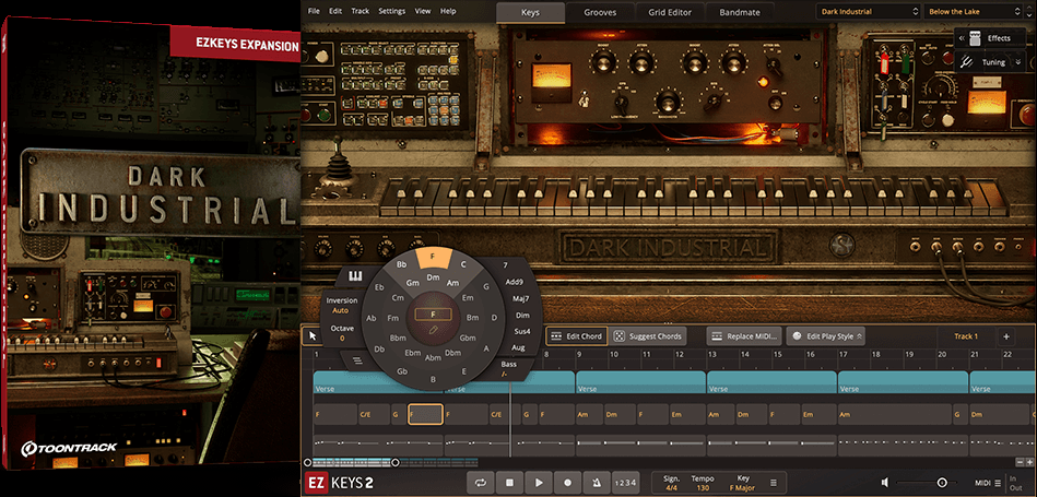 Toontrack Dark Industrial EKX - for EZkeys 2