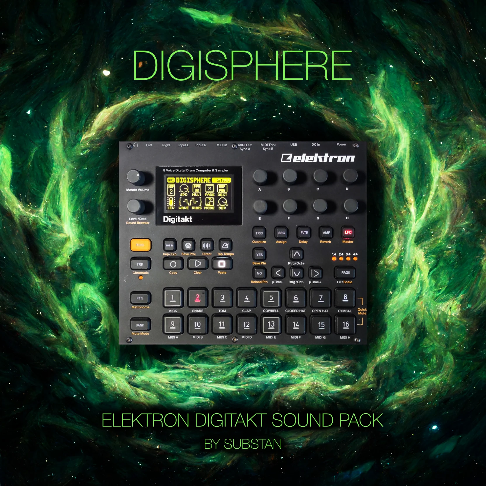 Substan DigiSphere ... Elektron Digitakt Ambient Sound Pac