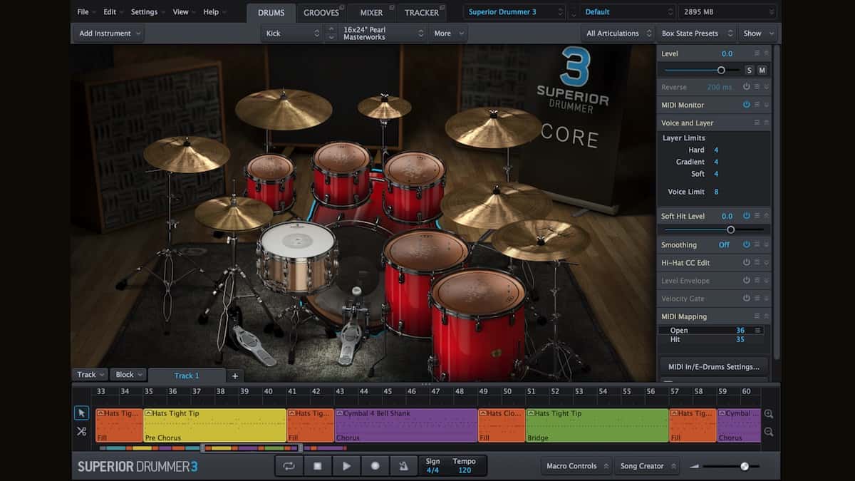 Toontrack Superior drummer 3
