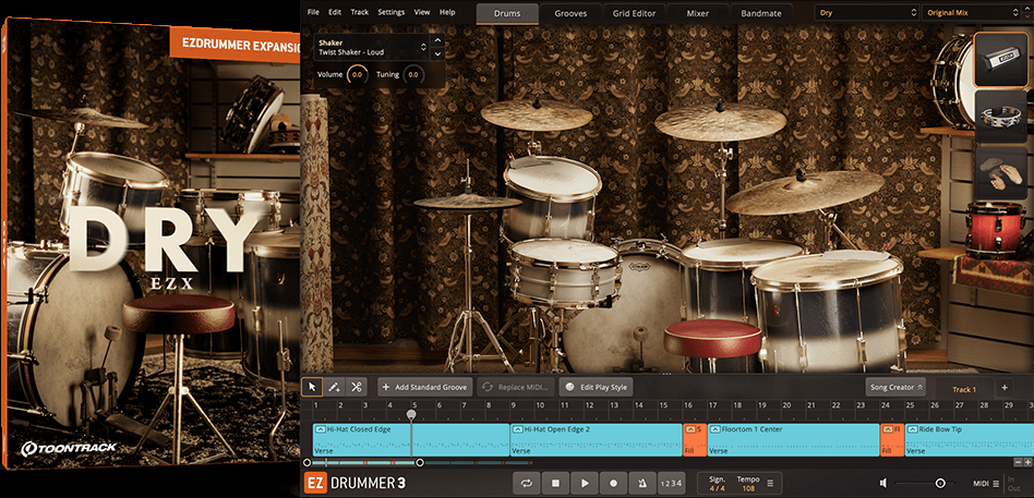 Toontrack Dry   EZX