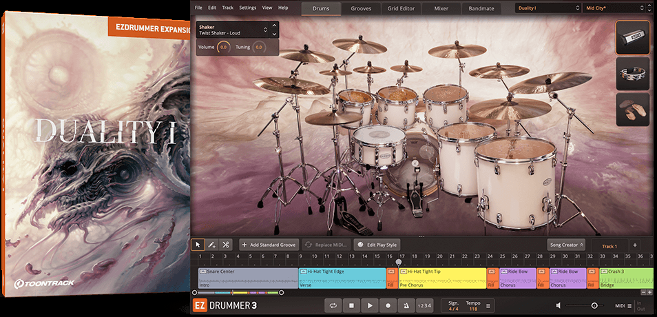 Toontrack EZX - Duality I