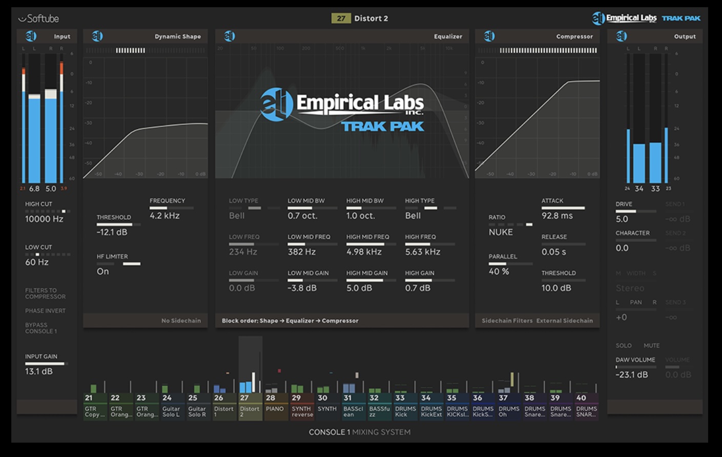 Softube Empirical Labs Trak Pak for Console 1