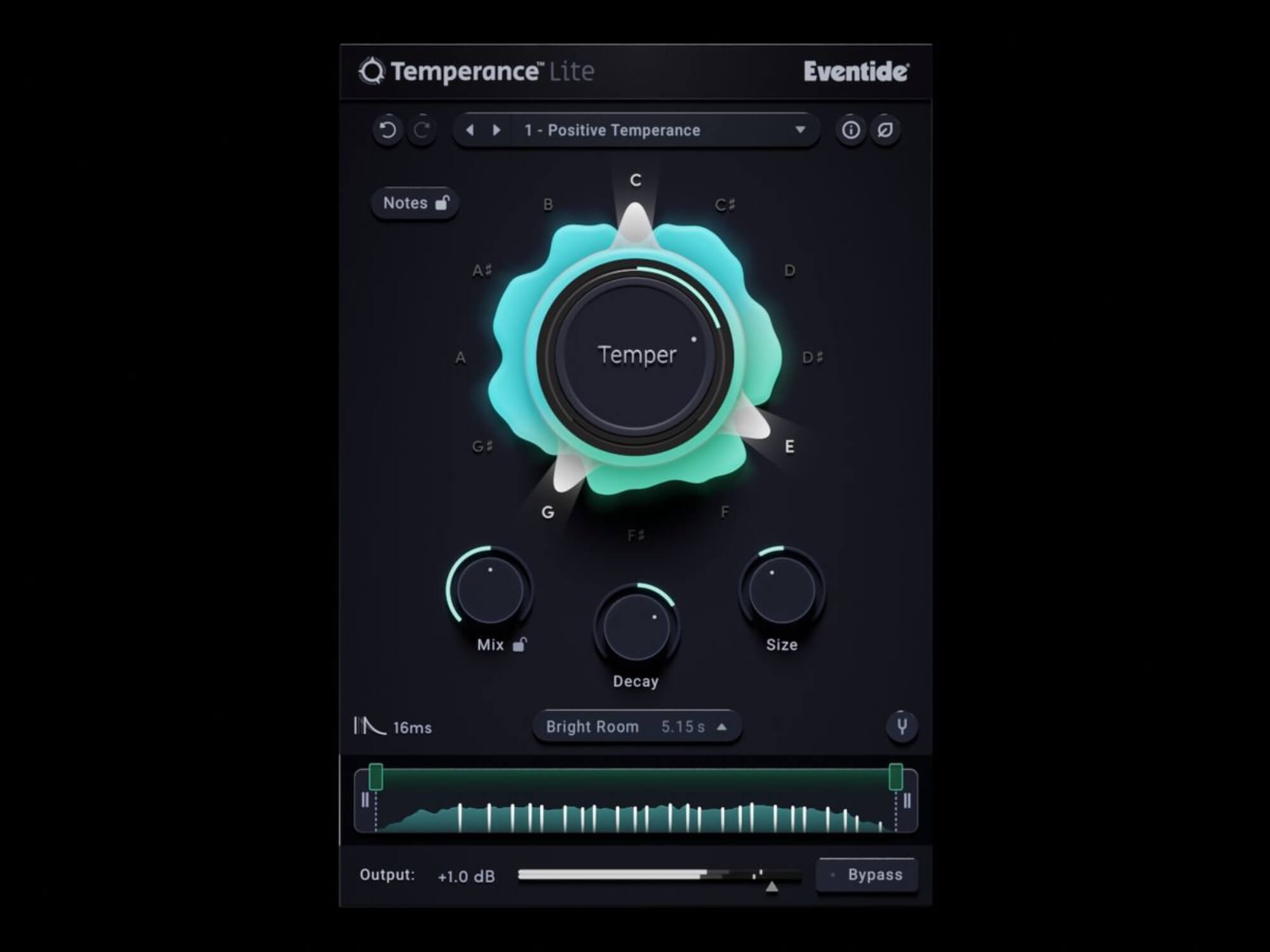 Eventide Temperance Lite - Controlled resonances reverb