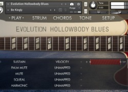 Orange Tree Samples Evolution Hollowbody Blues