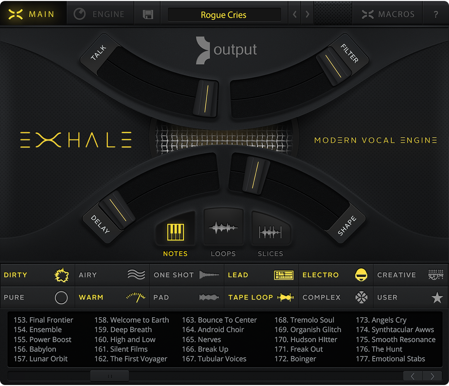 Output Exhale