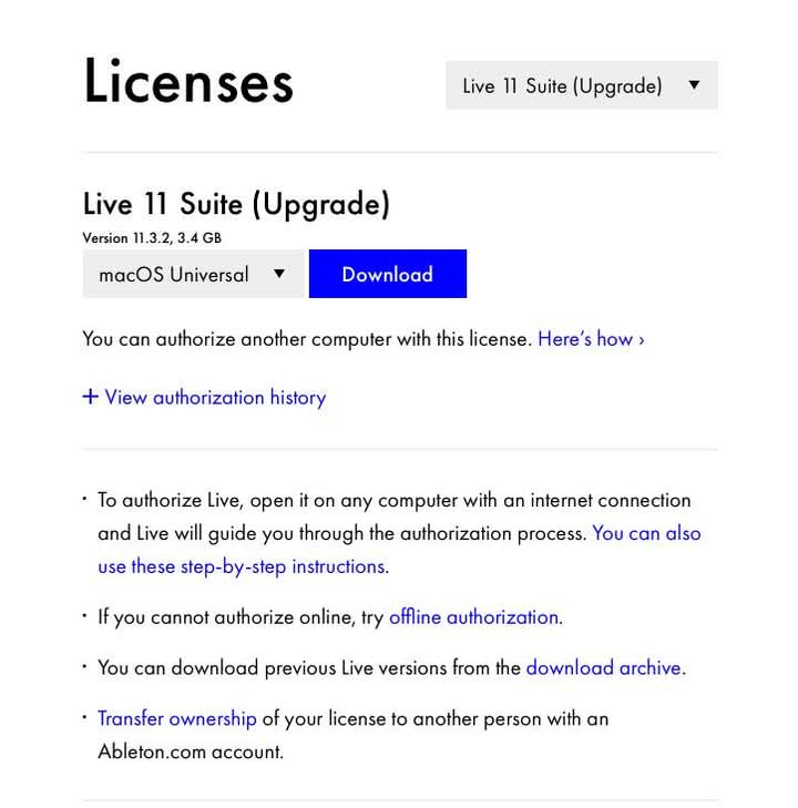 Ableton Live 11 Suite(Licensed)
