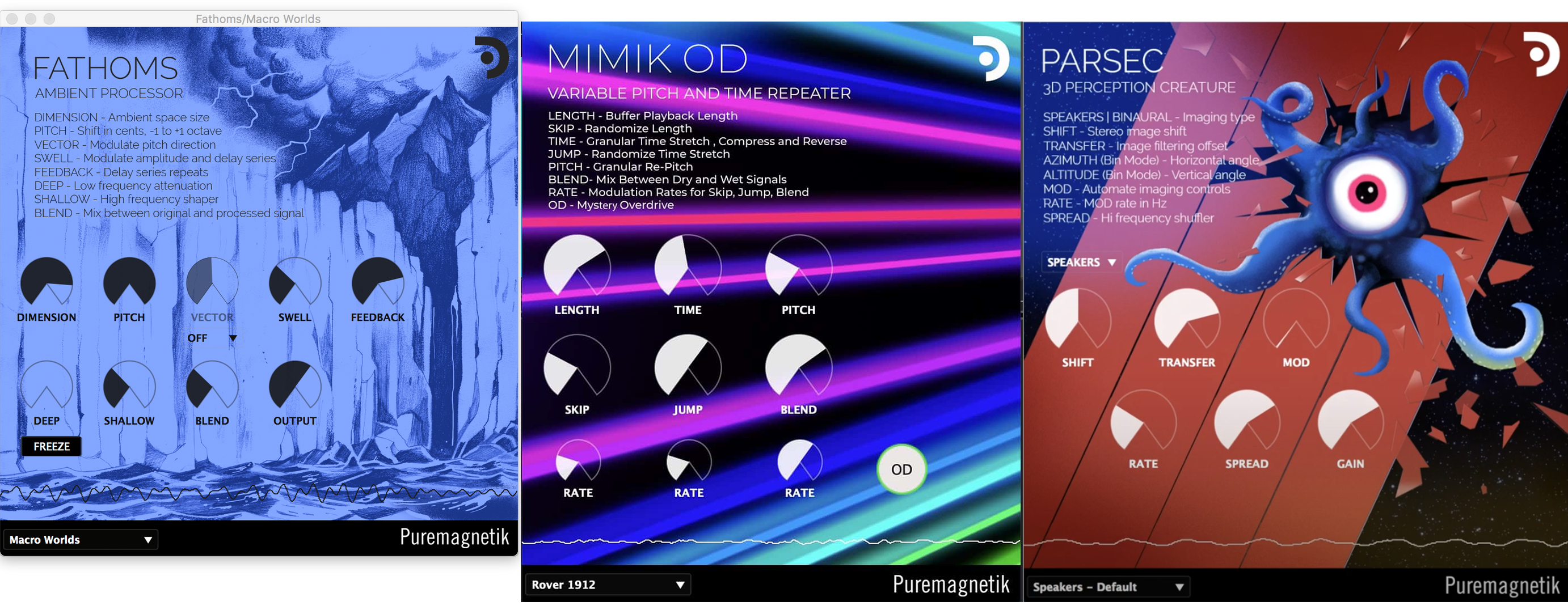 Puremagnetik Parsec + Fathoms + Mimik OD