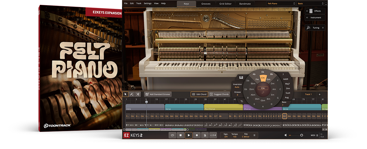 Toontrack EKX EZkeys - Felt Piano