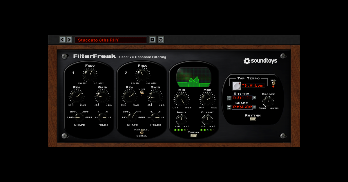 Soundtoys FilterFreak 2