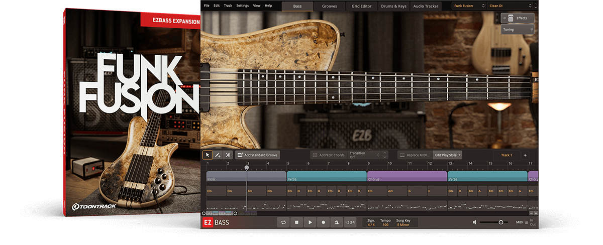 Toontrack EZbass  EBX -  Funk Fusion
