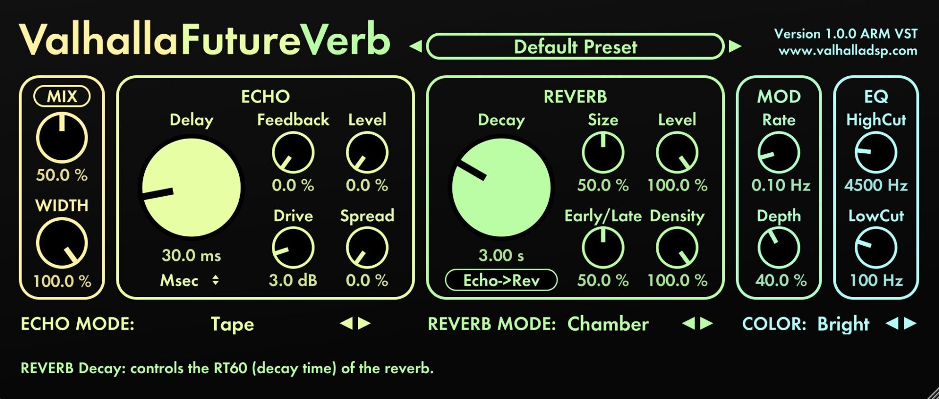 ValhallaDSP 2 Reverbs Bundle