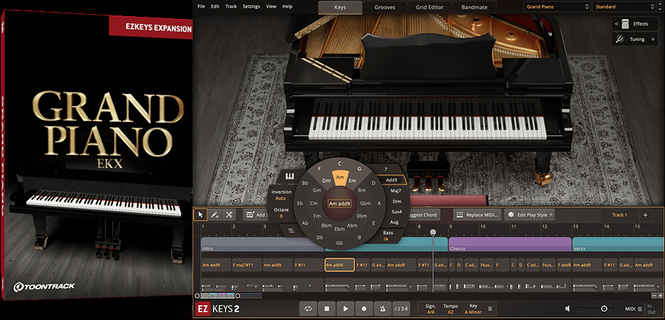 Toontrack Grand Piano EKX - for EZkeys 1 & 2