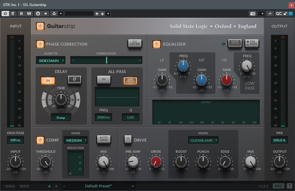 Solid State Logic Guitarstrip