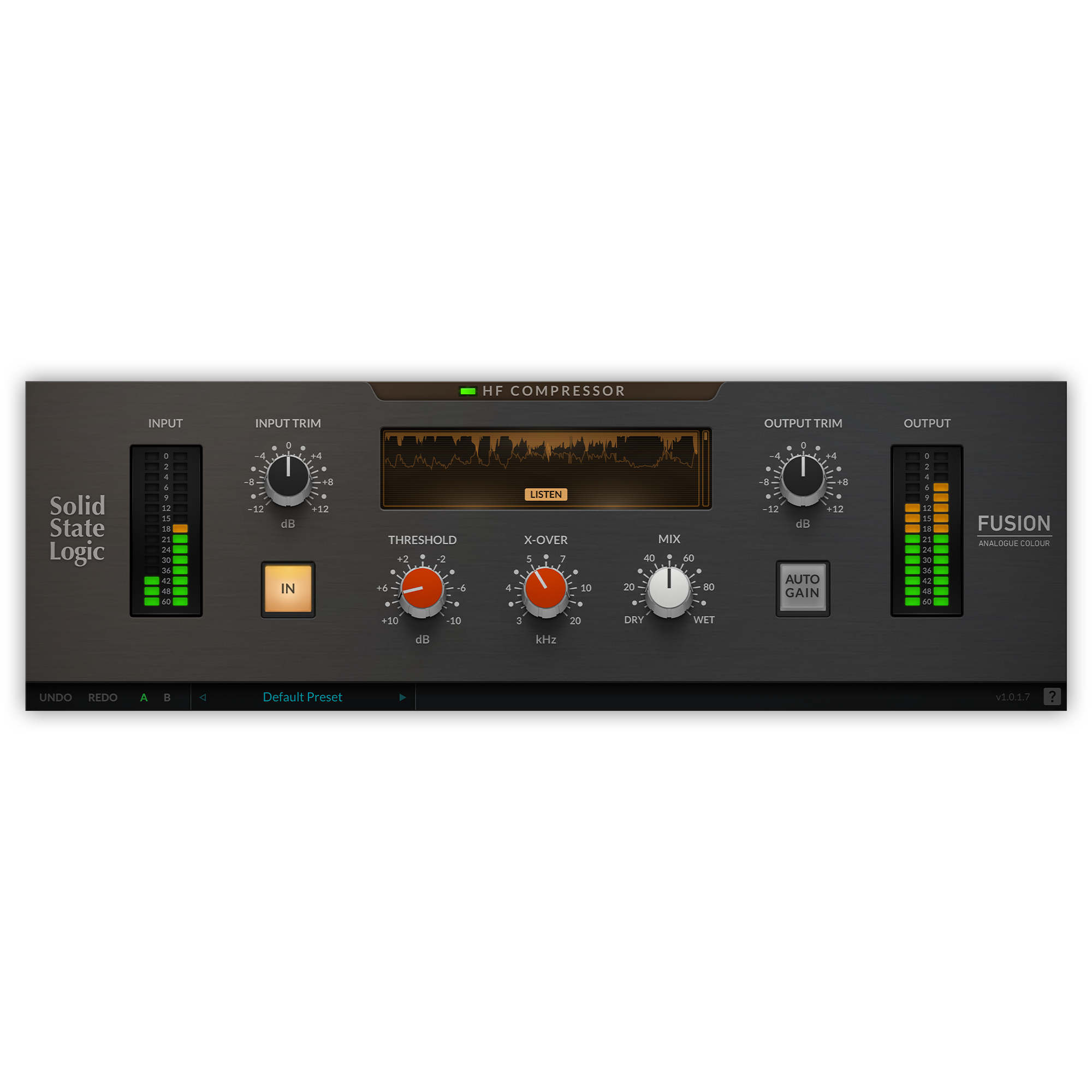 Solid State Logic SSL Fusion HF Compressor Plug-in