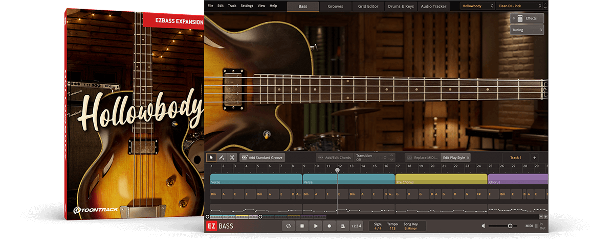 Toontrack EBX EZbass -  Hollowbody