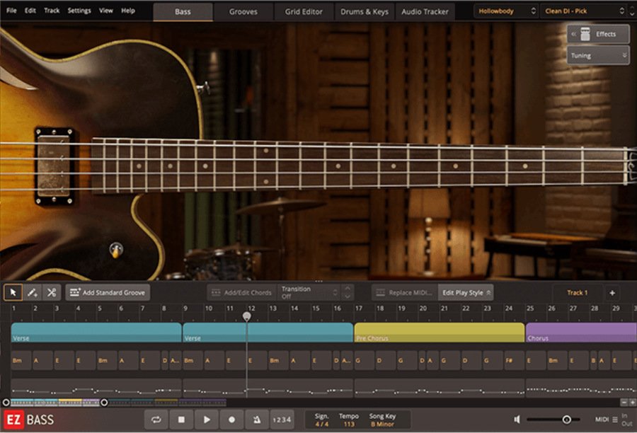 Toontrack Hollowbody EBX for EZbass