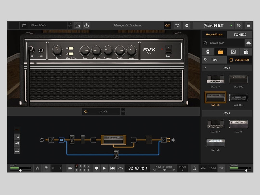 IK Multimedia AmpliTube SVX