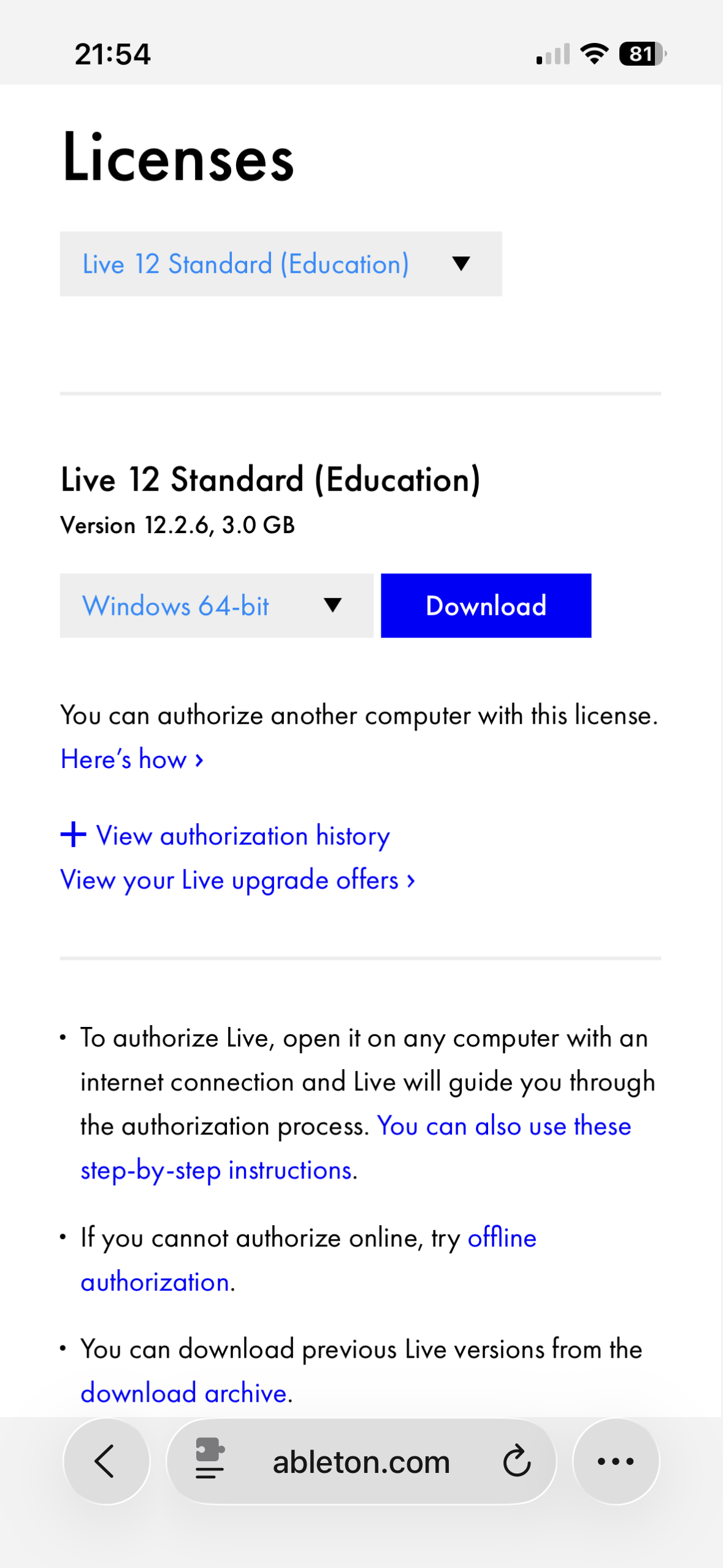 Ableton Live 12 Standard Educational