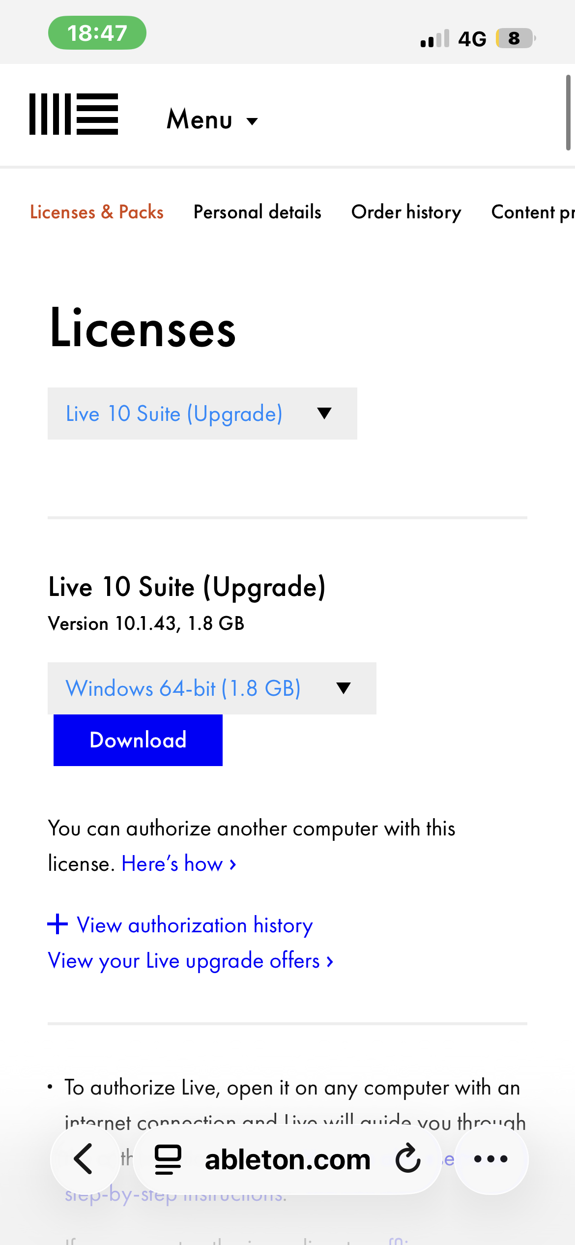 Ableton Live 10 suite