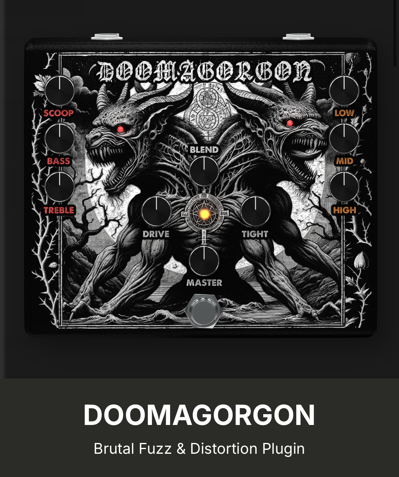 Audiority Doomagorgon Brutal Fuzz/Distortion/Octave plugin