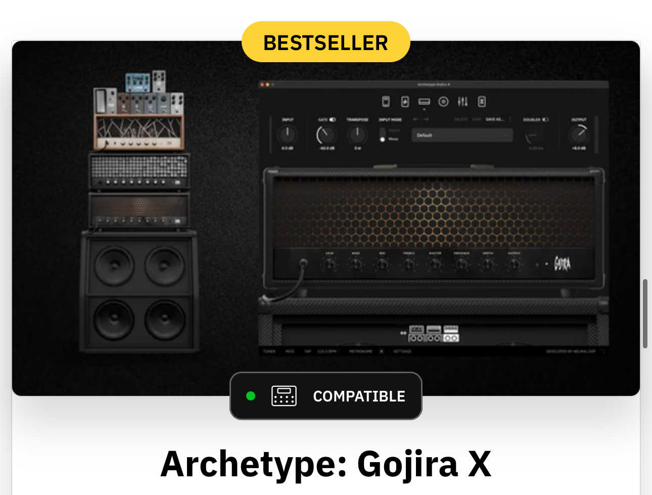 Neural DSP Archetype: Gojira