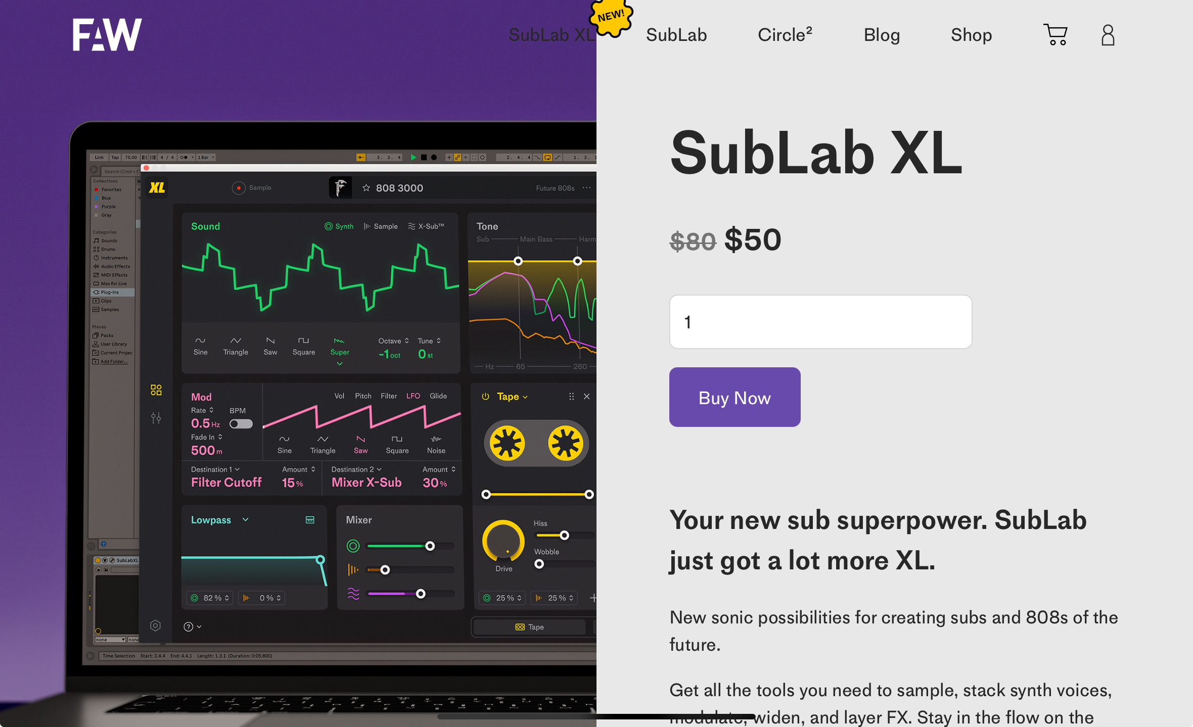faw SublabXL