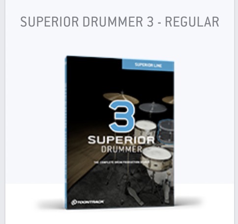 Toontrack SUPERIOR DRUMMER 3 - REGULAR