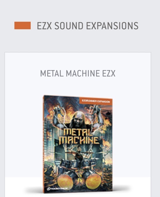 Toontrack Metal Machine EZX