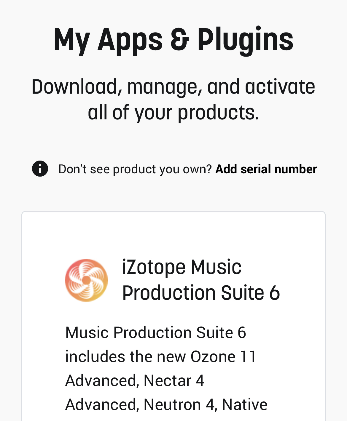 iZotope Music Production Suite 6