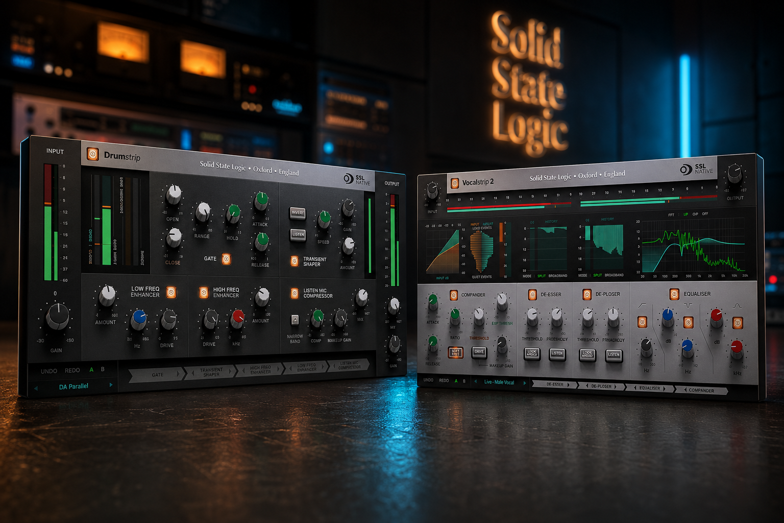 Solid State Logic Ssl VocalStrip2 and Drumstrip
