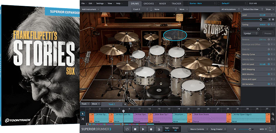 Toontrack SDX - Stories  for Superior Drummer 3