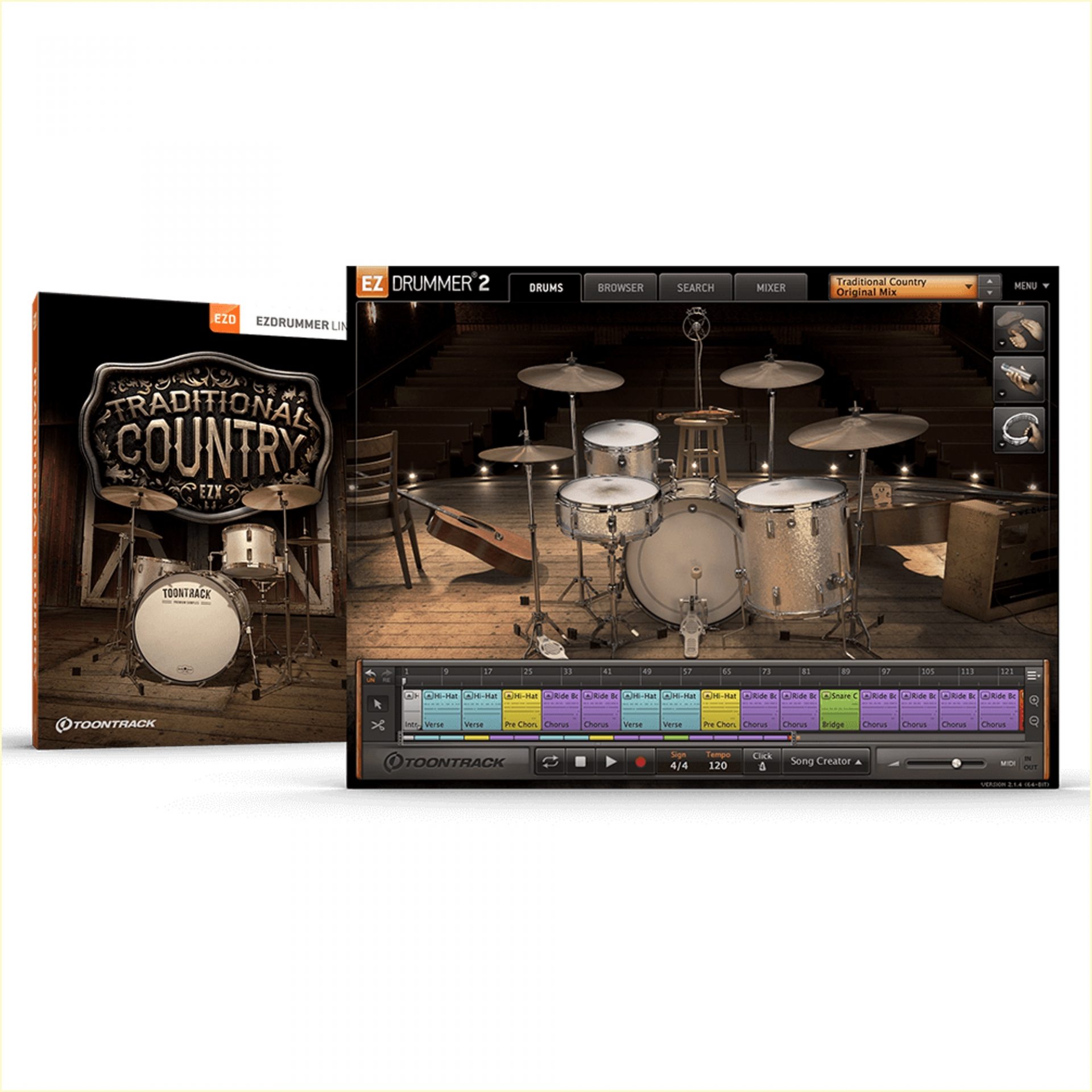 Toontrack EZX - Traditional Country