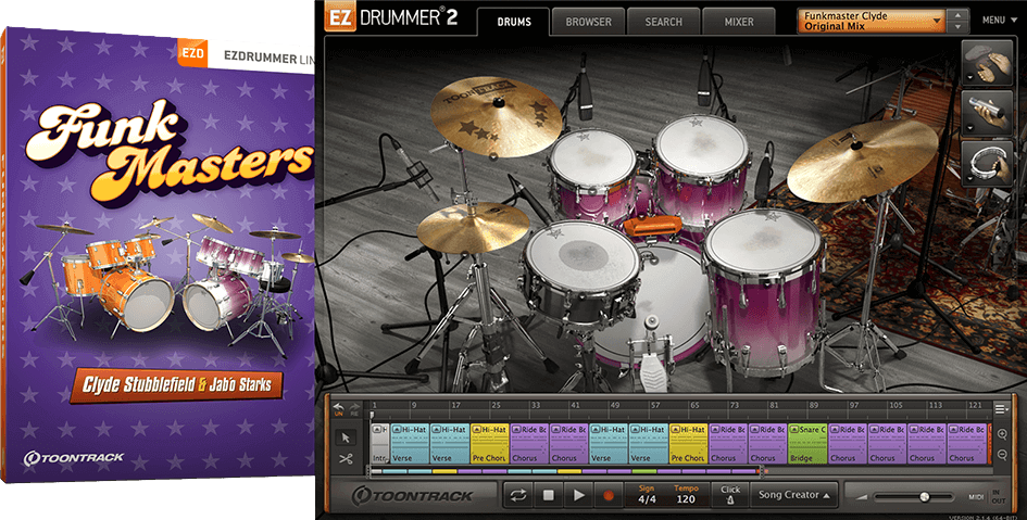 Toontrack EZX - Funk Masters