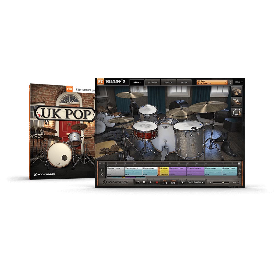 Toontrack EZX - UK Pop