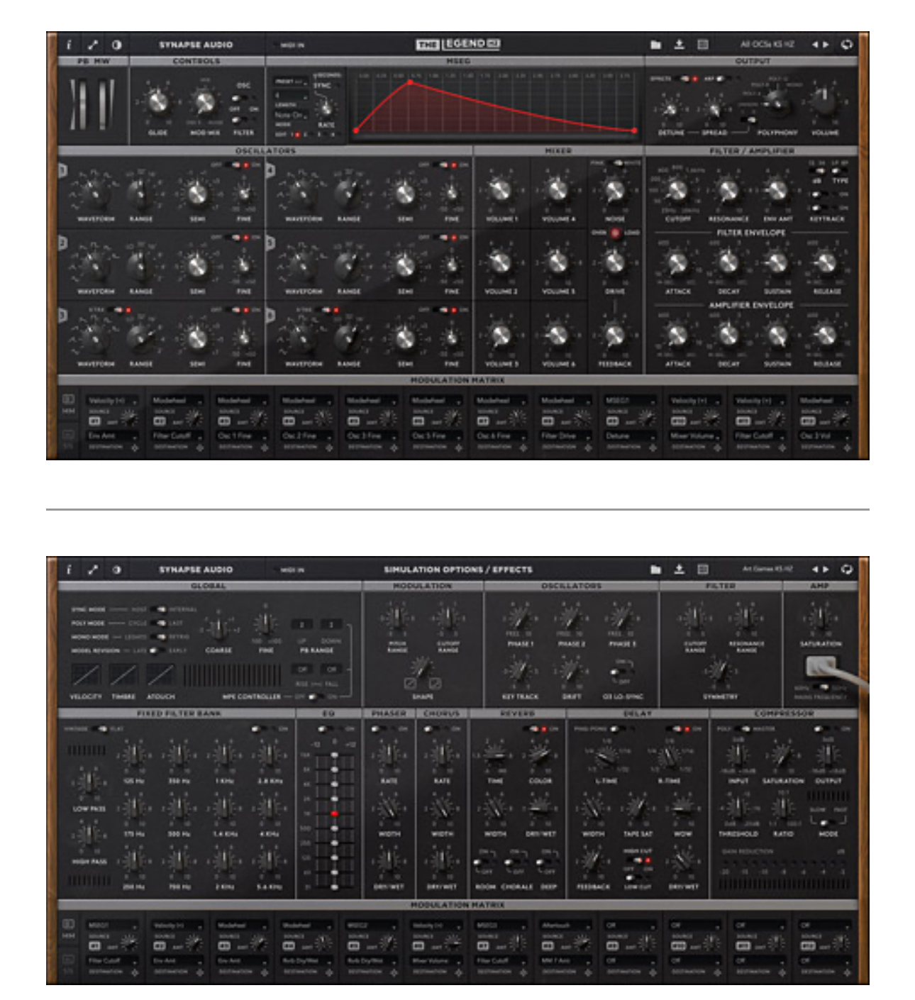 Synapse Audio The Legend HZ Minimoog emulation