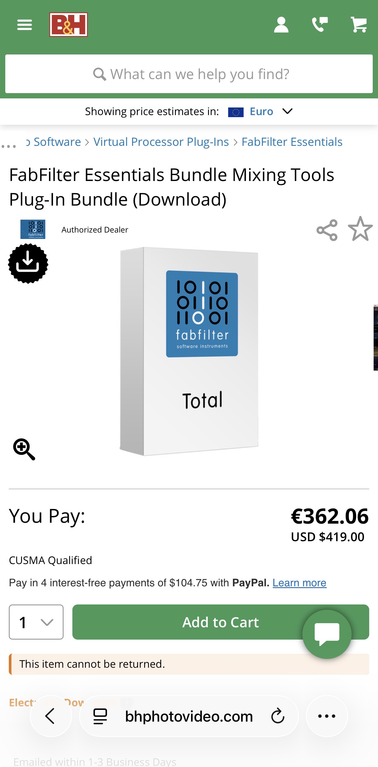 Fabfilter Essentials Bundle