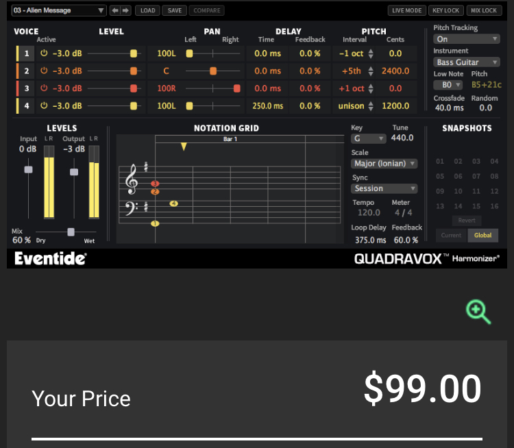 Eventide Audio quadravox