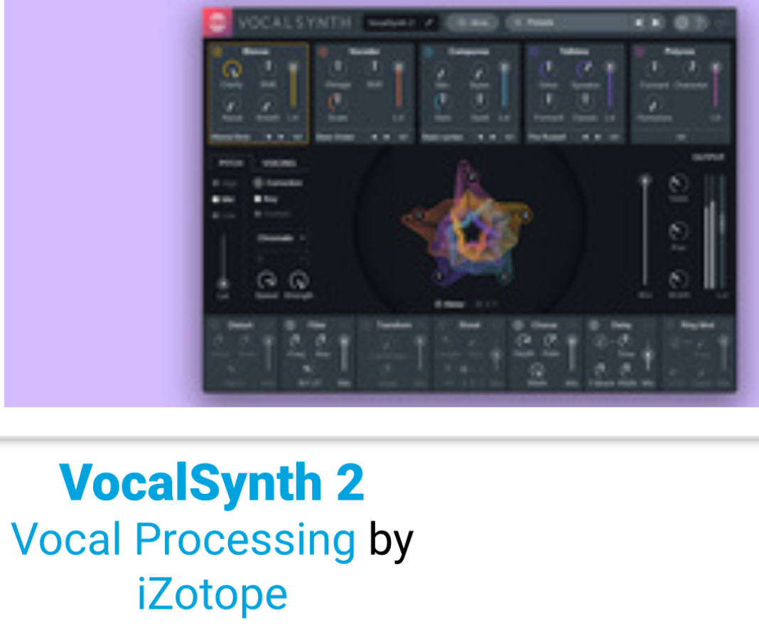 iZotope VocalSynth 2 (Latest Version)