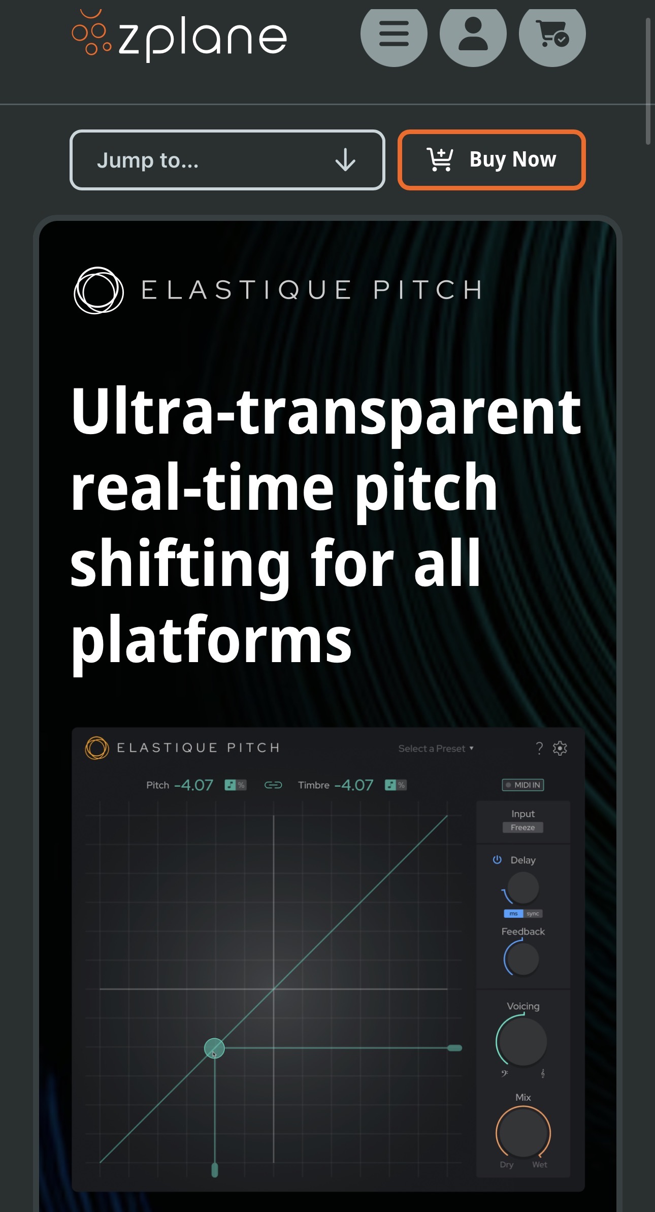 zplane Elastique Pitch 2.5