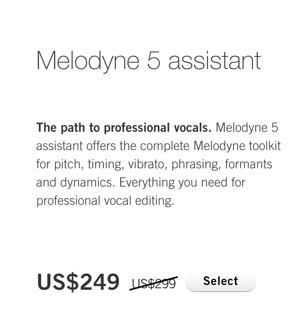 Melodyne Assistantt