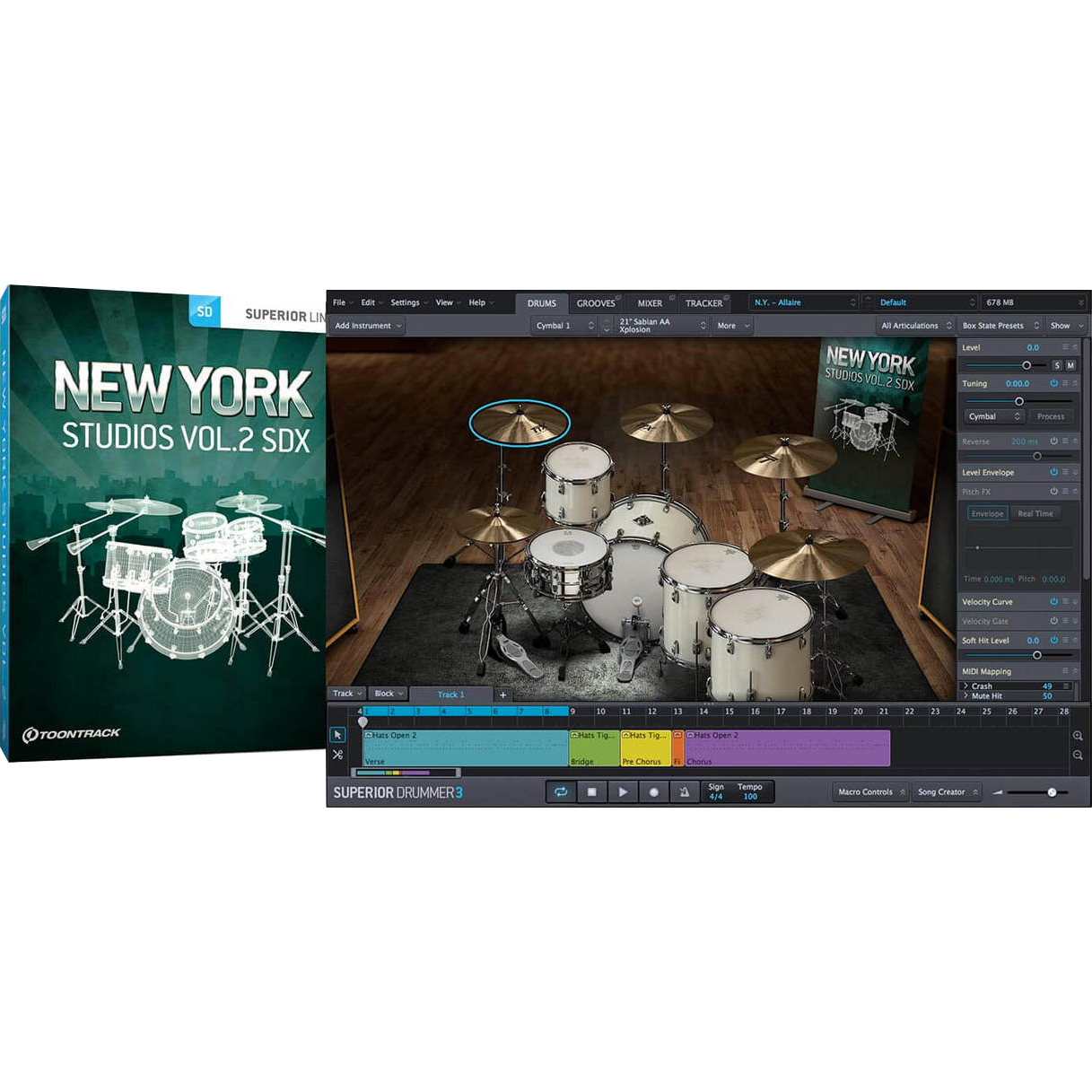 Toontrack New York Studios Vol.2 SDX