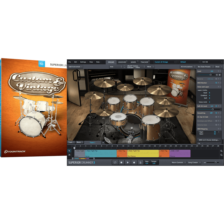 Toontrack Custom & Vintage SDX