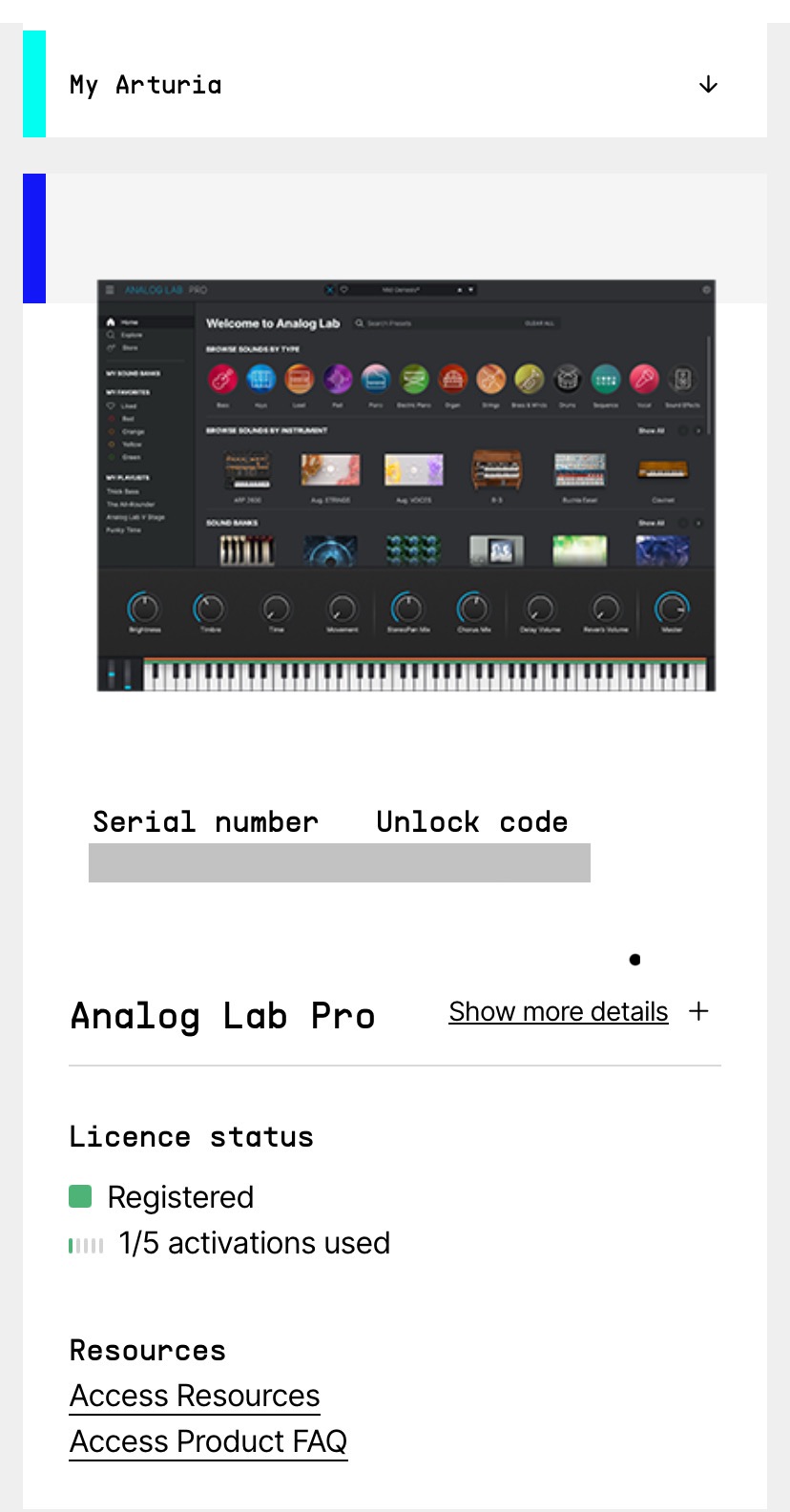 Arturia Analog Lab Pro
