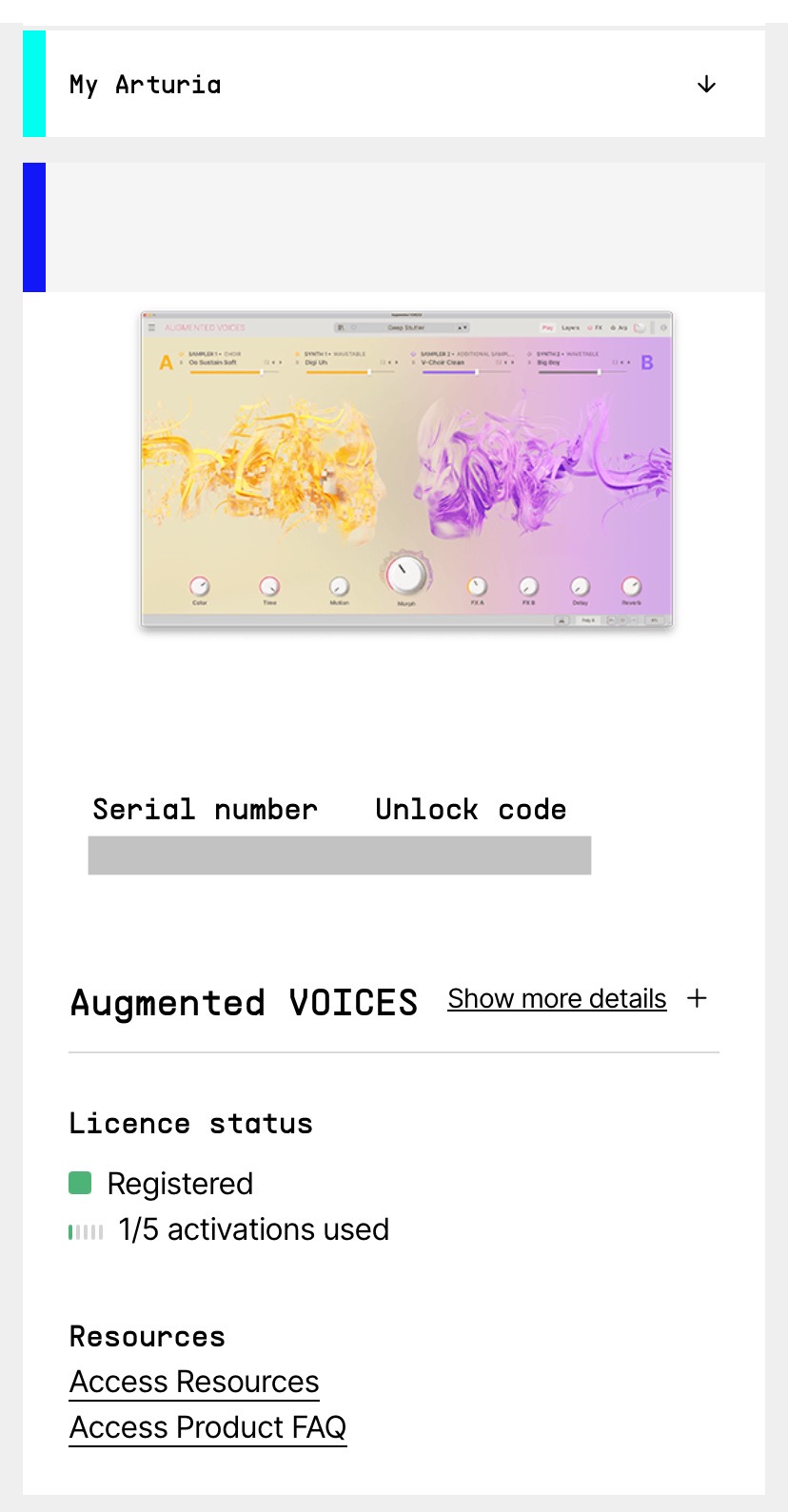 Arturia Augmented Voices