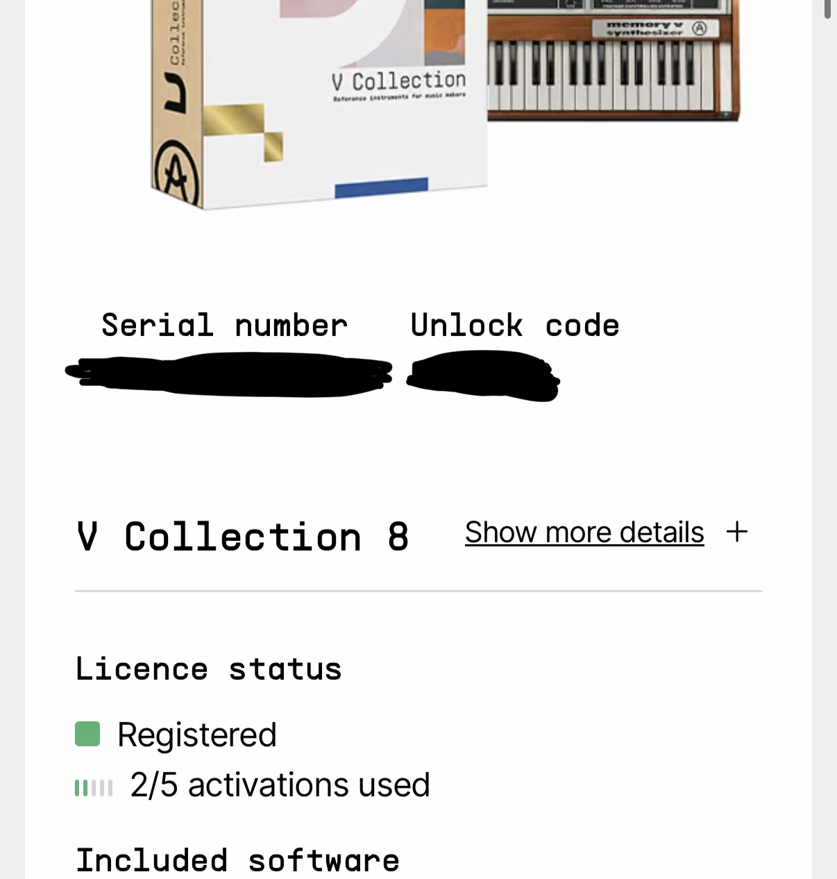 Arturia V8 Collection